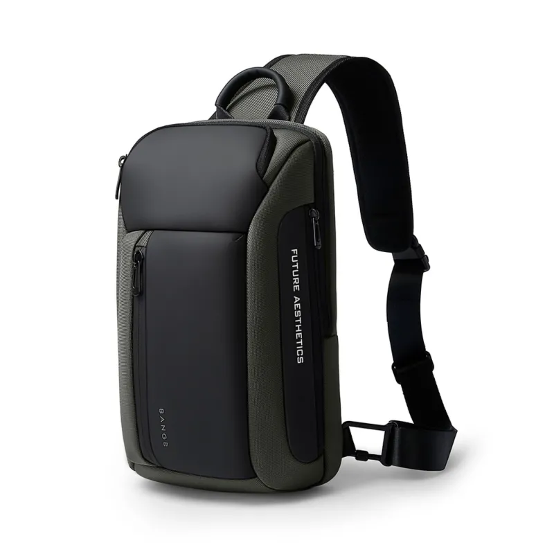 Τσαντάκι ώμου χιαστί crossbody Bange 7566 χακί - Crossbody