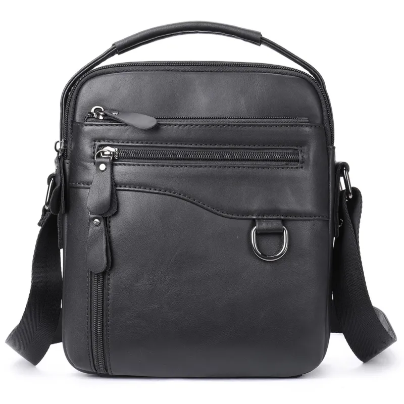 Δερμάτινο τσαντάκι ώμου Cardinal 7012 black - Δερμάτινα τσαντάκια ώμου