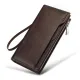Δερμάτινο Ανδρικό πορτοφόλι William Polo 211566 dark brown - Δερμάτινα ανδρικά πορτοφόλια