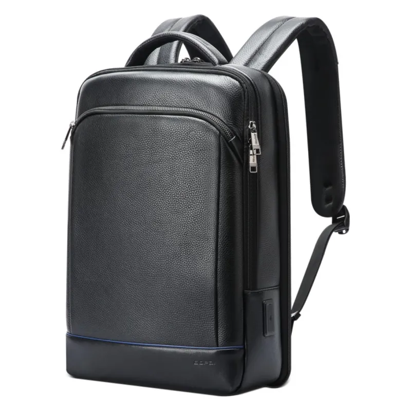 Δερμάτινο Σακίδιο πλάτης Αντικλεπτικό 24L Laptop 15,6” Bopai 61-122091 μαύρο - Δερμάτινα σακίδια πλάτης