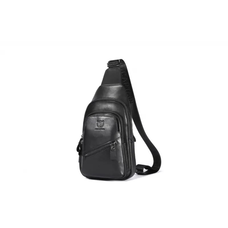 Δερμάτινο τσαντάκι body Bull Captain XB 127 μαύρο - Δερμάτινα τσαντάκια crossbody