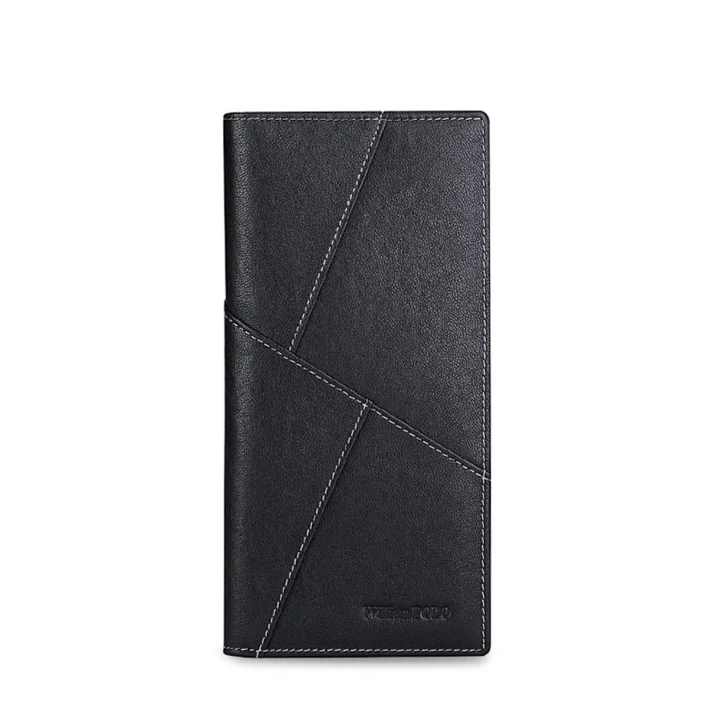 Δερμάτινο Ανδρικό πορτοφόλι William Polo 201497 black - Δερμάτινα ανδρικά πορτοφόλια