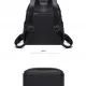 Δερμάτινo Γυναικείo Σακίδιο Πλάτης Foxer 9141V007F μαύρο
