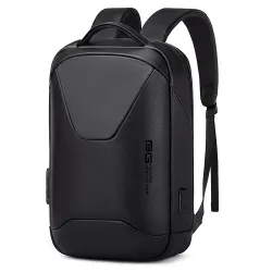 Δερμάτινο Σακίδιο πλάτης 21L Laptop 15,6” Bange 6621 μαύρο