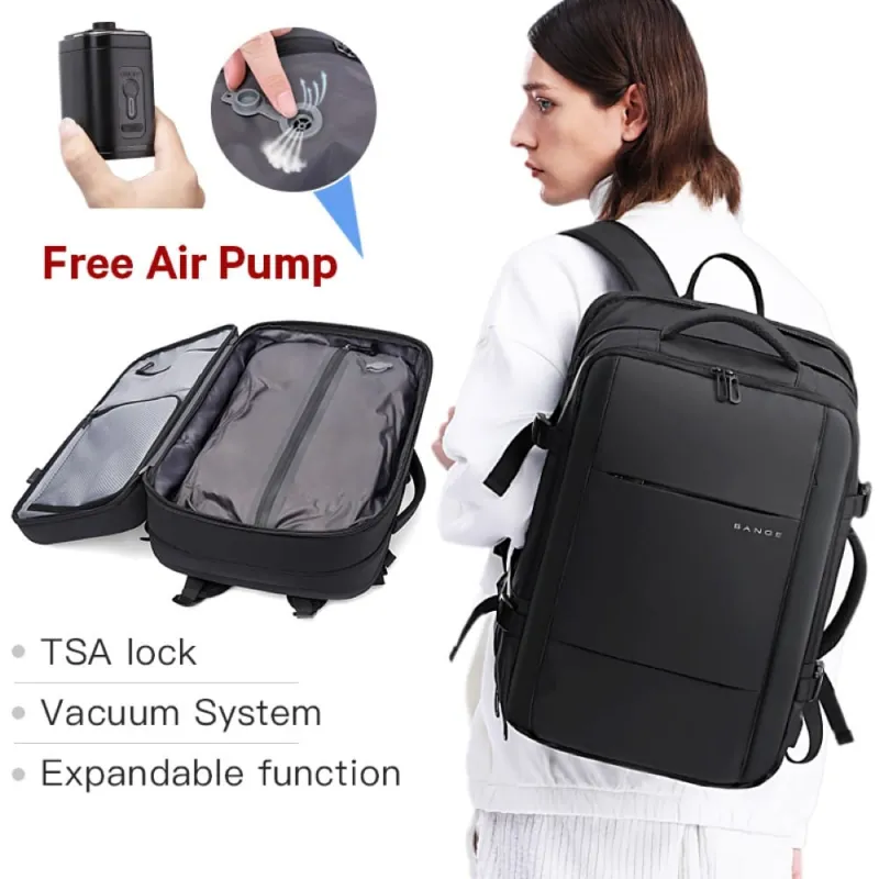 Σακίδιο πλάτης vacuum 36L Laptop 17,3” Bange 3028 μαύρο