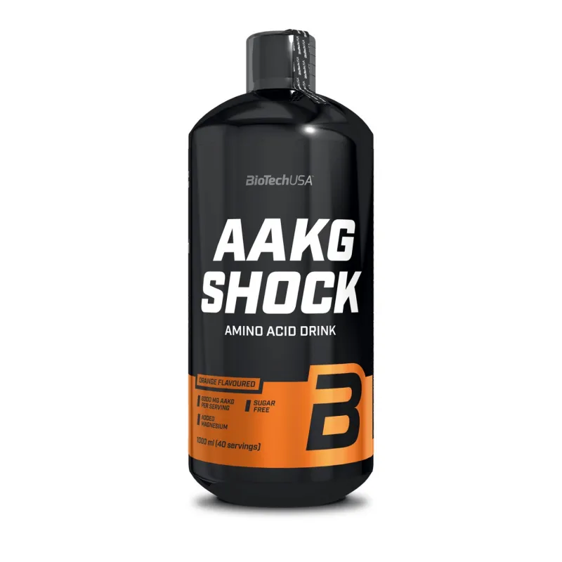 AAKG Shock 1000ml (BIOTECH USA) - Orange