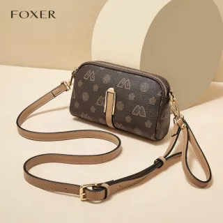 Γυναικεία Τσάντα PVC Χιαστί Foxer 9158064F καφέ