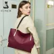 Δερμάτινη Γυναικεία Τσάντα Shopper 'Ωμου Foxer 938032F red