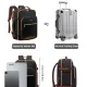 Σακίδιο ταξιδιού για γυναίκες 40L Carry on 17,3" WB2029 black/brown