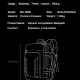 Σακίδιο Ταξιδιού Cabin Size 40L Laptop 17,3” Bange 3055 μαύρο