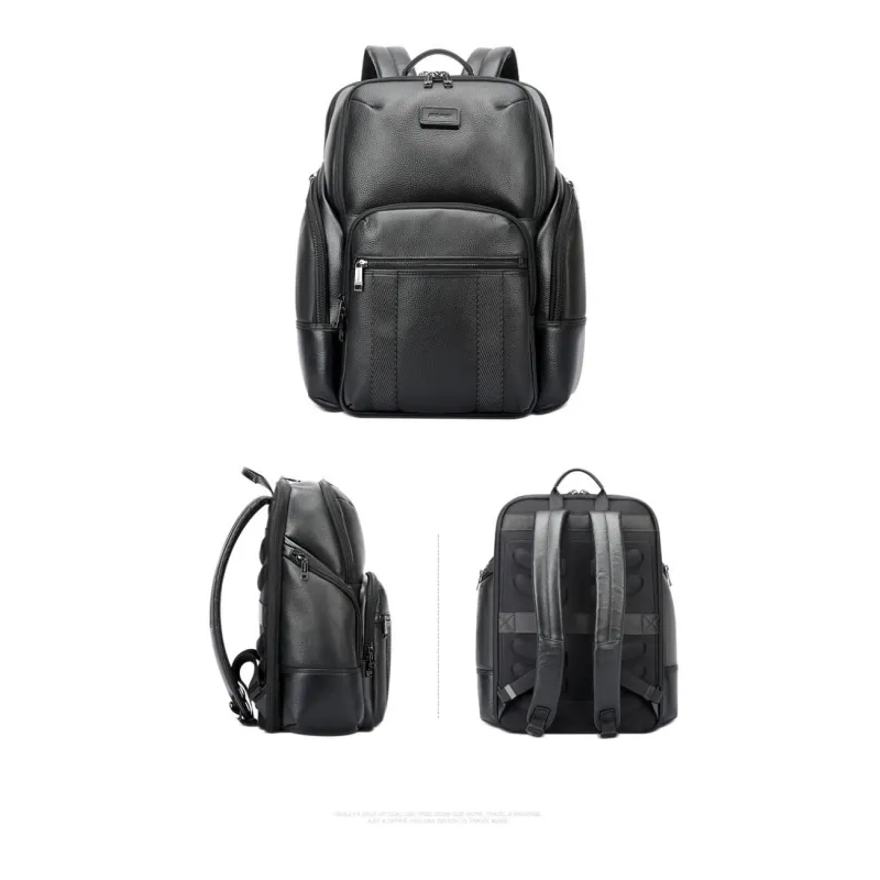 Δερμάτινο Σακίδιο πλάτης Αντικλεπτικό 31L Laptop 15,6” Bopai 61-127391 μαύρο