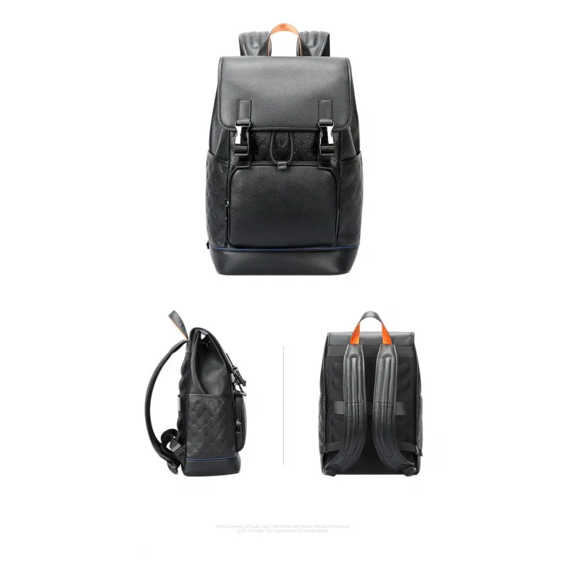 Σακίδιο πλάτης Δερμάτινο 20L Laptop 15,6” Bopai 61-128811 μαύρο