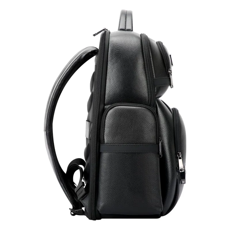 Δερμάτινο Σακίδιο πλάτης 25L Laptop 15,6” Bopai 61-129171 μαύρο