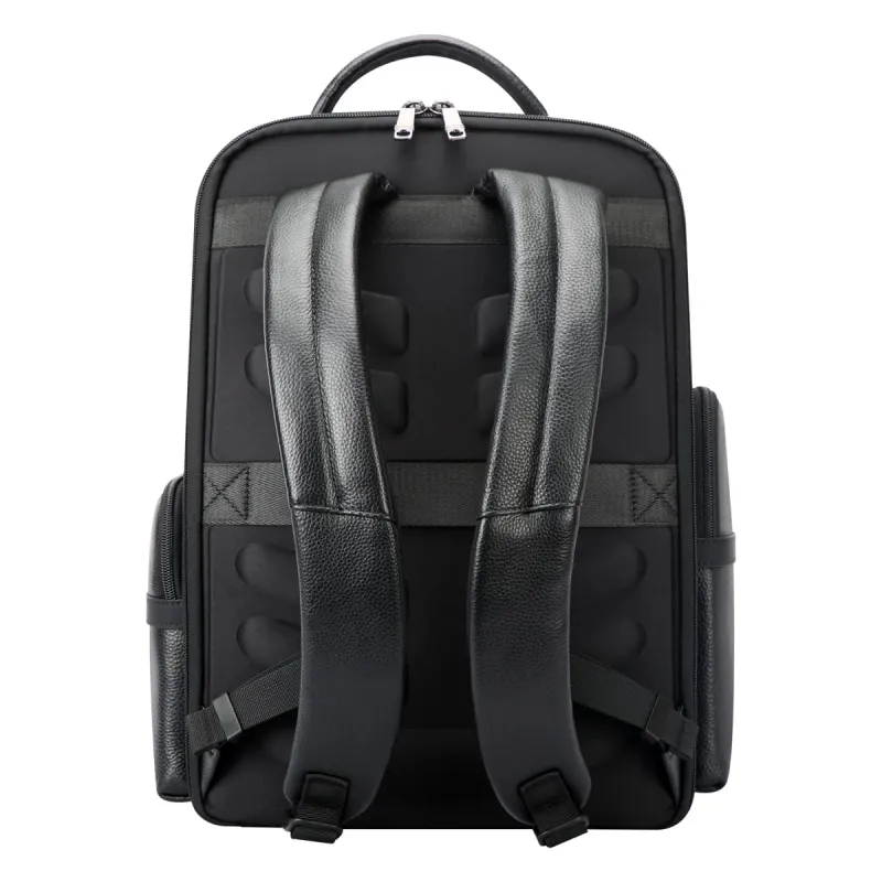 Δερμάτινο Σακίδιο πλάτης 25L Laptop 15,6” Bopai 61-129171 μαύρο