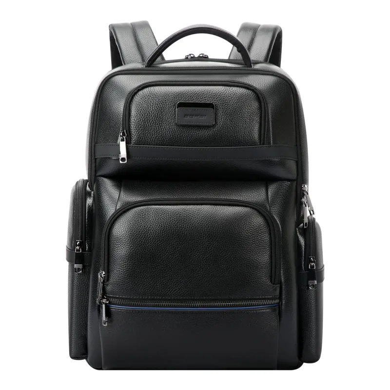 Δερμάτινο Σακίδιο πλάτης 25L Laptop 15,6” Bopai 61-129171 μαύρο