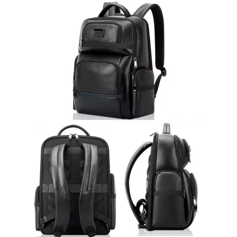Δερμάτινο Σακίδιο πλάτης 25L Laptop 15,6” Bopai 61-129171 μαύρο