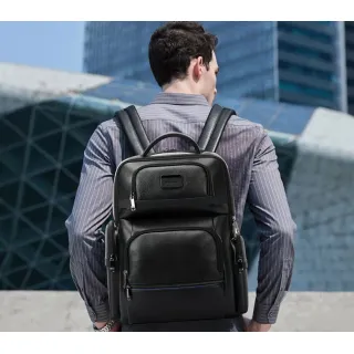 Δερμάτινο Σακίδιο πλάτης 25L Laptop 15,6” Bopai 61-129171 μαύρο