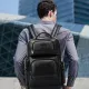 Δερμάτινο Σακίδιο πλάτης 25L Laptop 15,6” Bopai 61-129171 μαύρο