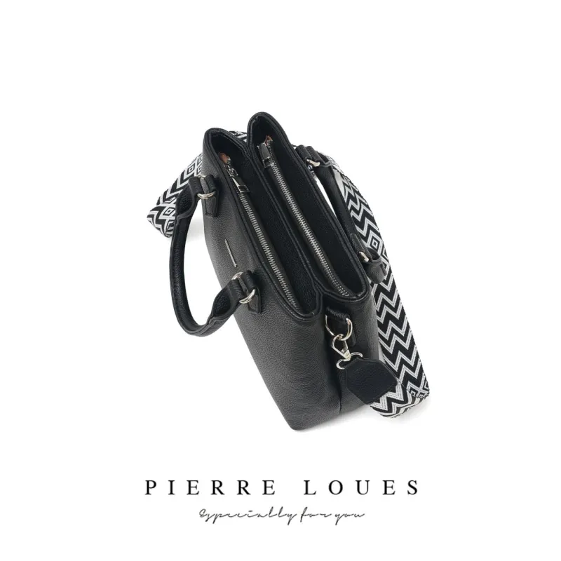 Γυναικεία Τσάντα Χιαστί Χειρός Pierre Loues PL782-21-Α10 μαύρο