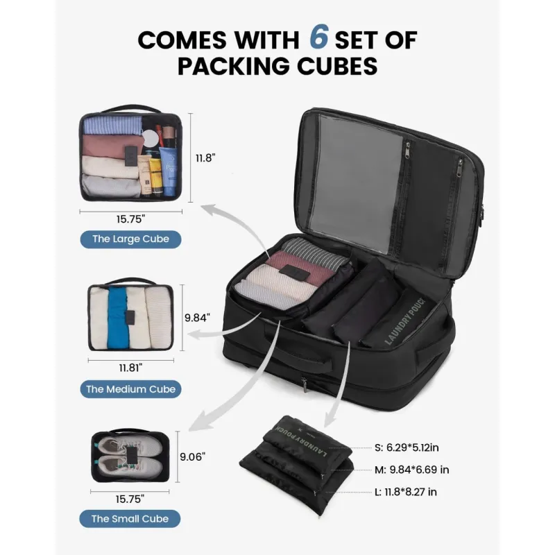 Σακίδιο Πλάτης Καμπίνας 40L με USB 17,3" MB1975 black