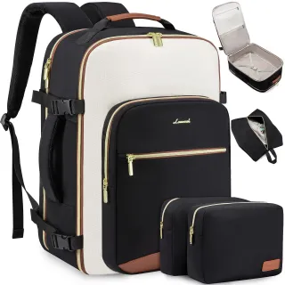 Σακίδιο πλάτης καμπίνας 40L 17,3" MB2141 black/white