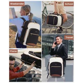 Σακίδιο πλάτης καμπίνας 40L 17,3" MB2141 black/white