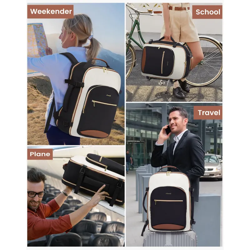 Σακίδιο πλάτης καμπίνας 40L 17,3" MB2141 black/white