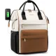 Γυναικείο Σακίδιο USB Lovevook 15,6'' MB2146 beige/brown/black
