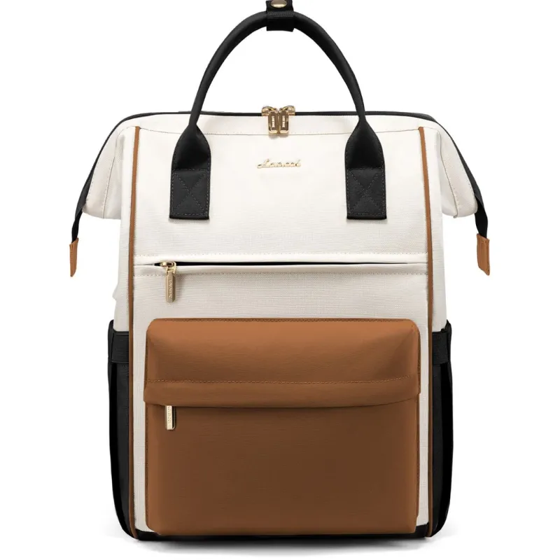 Γυναικείο Σακίδιο USB Lovevook 15,6'' MB2146 beige/brown/black