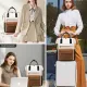 Γυναικείο Σακίδιο USB Lovevook 15,6'' MB2146 beige/brown/black