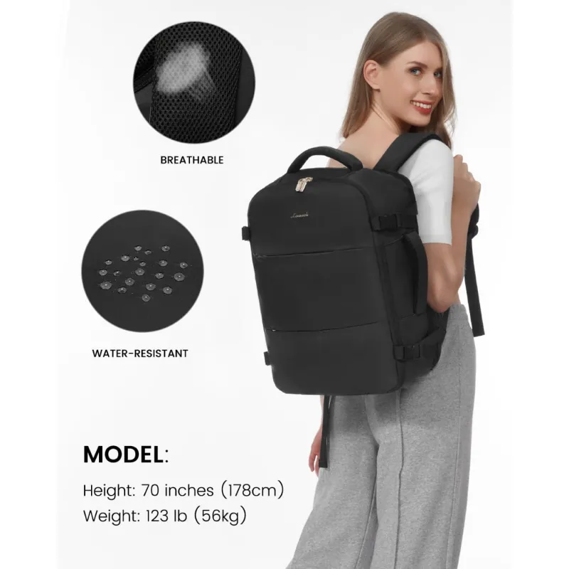 Σακίδιο Χειραποσκευής αεροπλάνου 40L 17,3" MB2205 black