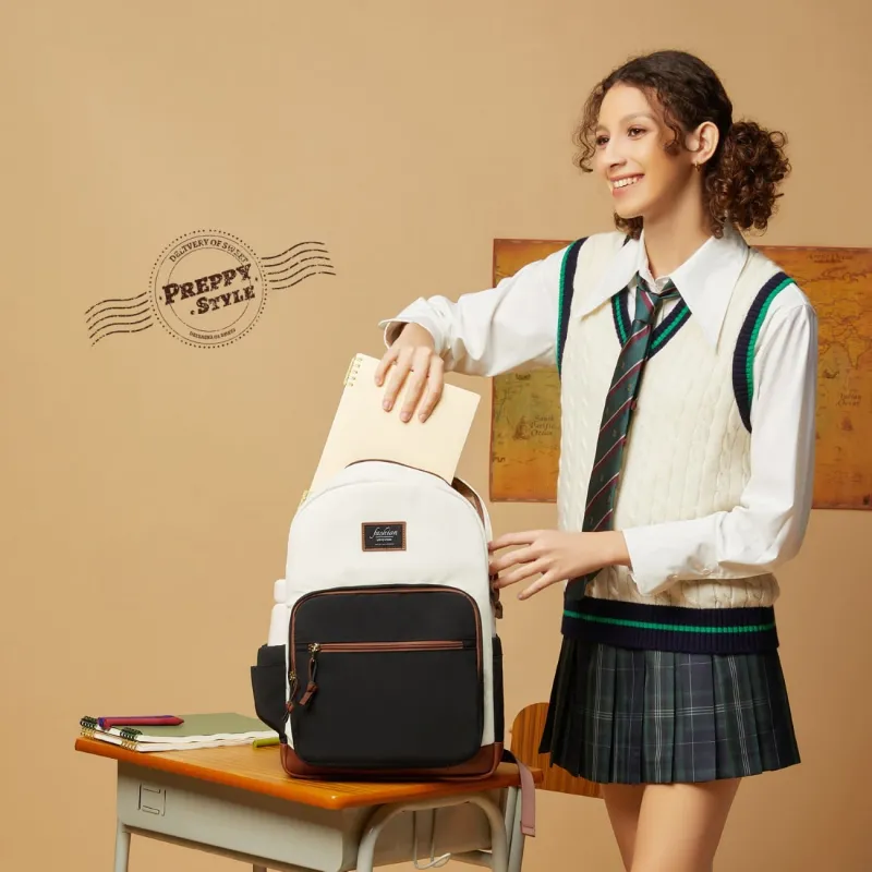 Γυναικείο Σακίδιο Για Laptop Lovevook 15,6'' MB3222 beige/black