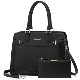 Γυναικείο σετ τσάντας χιαστί/χειρός Lovevook 16'' WB2166 black