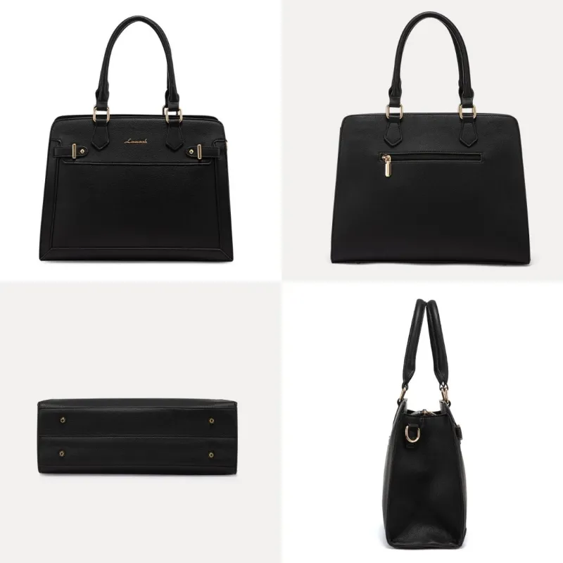 Γυναικείο σετ τσάντας χιαστί/χειρός Lovevook 16'' WB2166 black