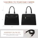 Γυναικείο σετ τσάντας χιαστί/χειρός Lovevook 16'' WB2166 black