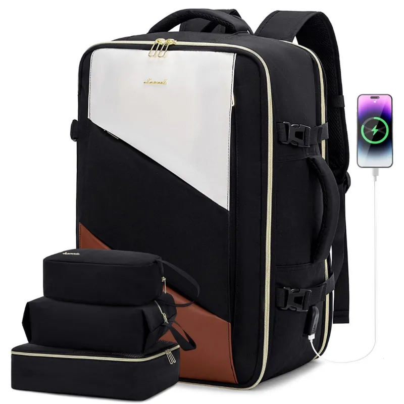 Σακίδιο καμπίνας 40L Carry on 17,3" UB2194 black/beige