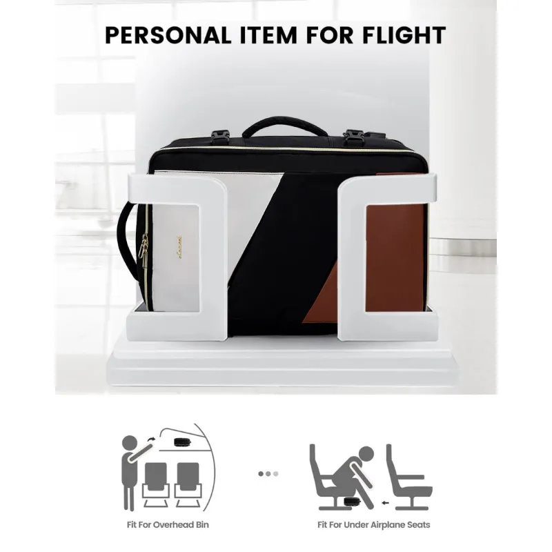Σακίδιο καμπίνας 40L Carry on 17,3" UB2194 black/beige