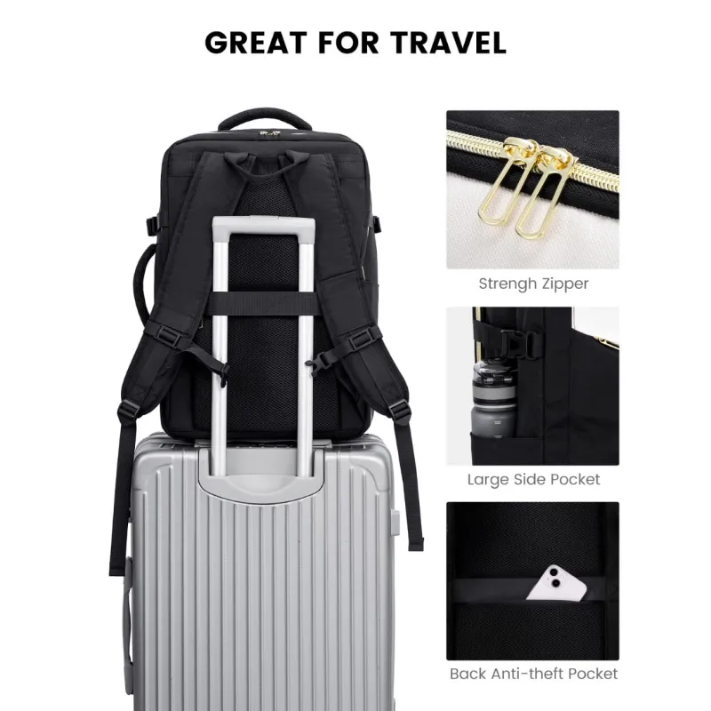 Σακίδιο καμπίνας 40L Carry on 17,3" UB2194 black/beige