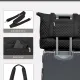 Σετ Σάκος ταξιδιού νεσεσέρ τσάντα 40 L Lovevook UB3012 black