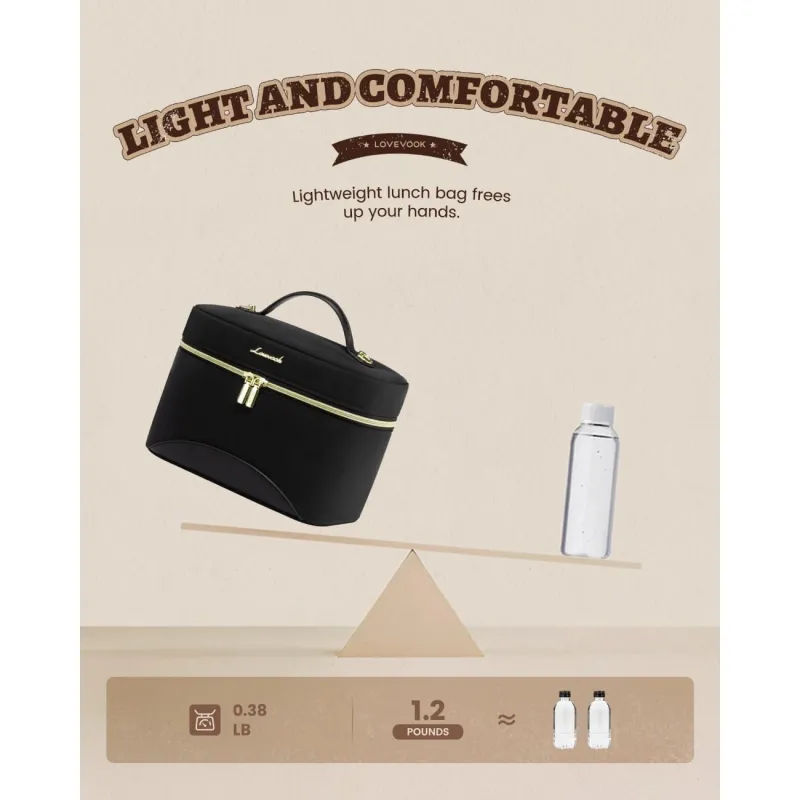 Lunch Bag Ισοθερμική τσάντα Lovevook UB3225 black