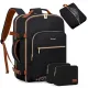 Σακίδιο ταξιδιού για γυναίκες 40L Carry on 17,3" WB2029 black leopard