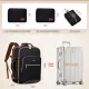 Σακίδιο ταξιδιού για γυναίκες 40L Carry on 17,3" WB2029 black leopard