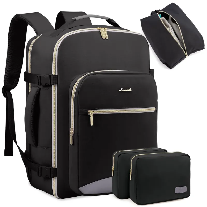 Σακίδιο ταξιδιού για γυναίκες 40L Carry on 17,3" WB2029 black