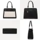 Γυναικείο σετ τσάντας χιαστί/χειρός Lovevook 16'' WB2166 black/beige