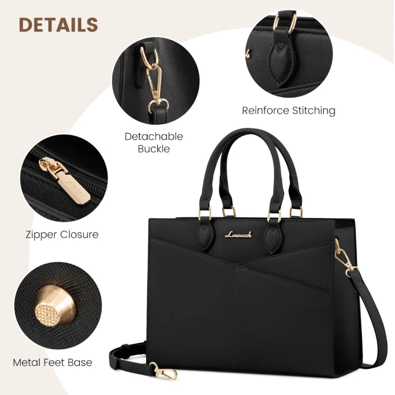 Γυναικεία τσάντα χειρός Lovevook 16'' WB3166 black