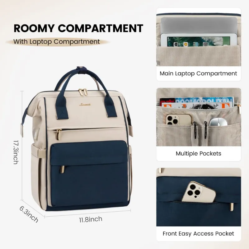 Σακίδιο Επαγγελματικό Γυναικείο Lovevook 15,6'' MB2020 beige/navy