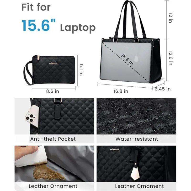 Γυναικεία Τσάντα Φαγητού & Laptop Lovevook 15,6'' WB2033 black