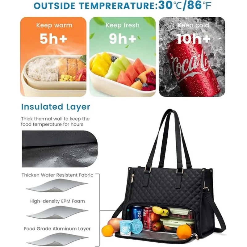 Γυναικεία Τσάντα Φαγητού & Laptop Lovevook 15,6'' WB2033 black
