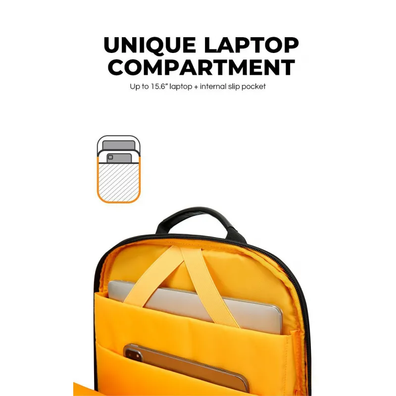 Σακίδιο πλάτης 24L Laptop 15,6” Bange 7839 μαύρο