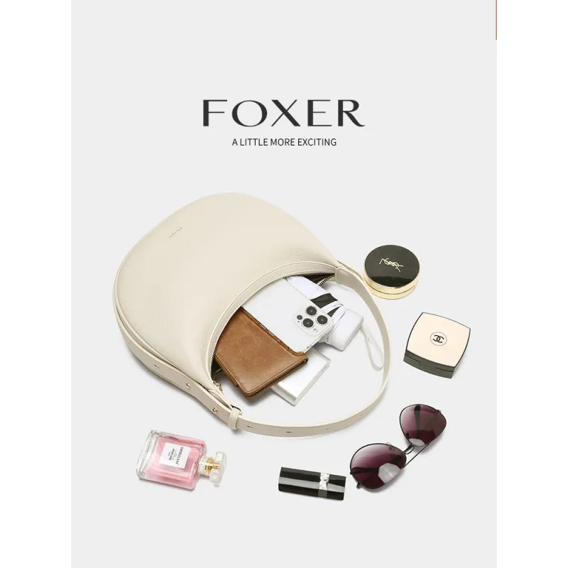 Γυναικεία Τσάντα Χιαστί Ώμου tote Foxer 901155F κρεμ